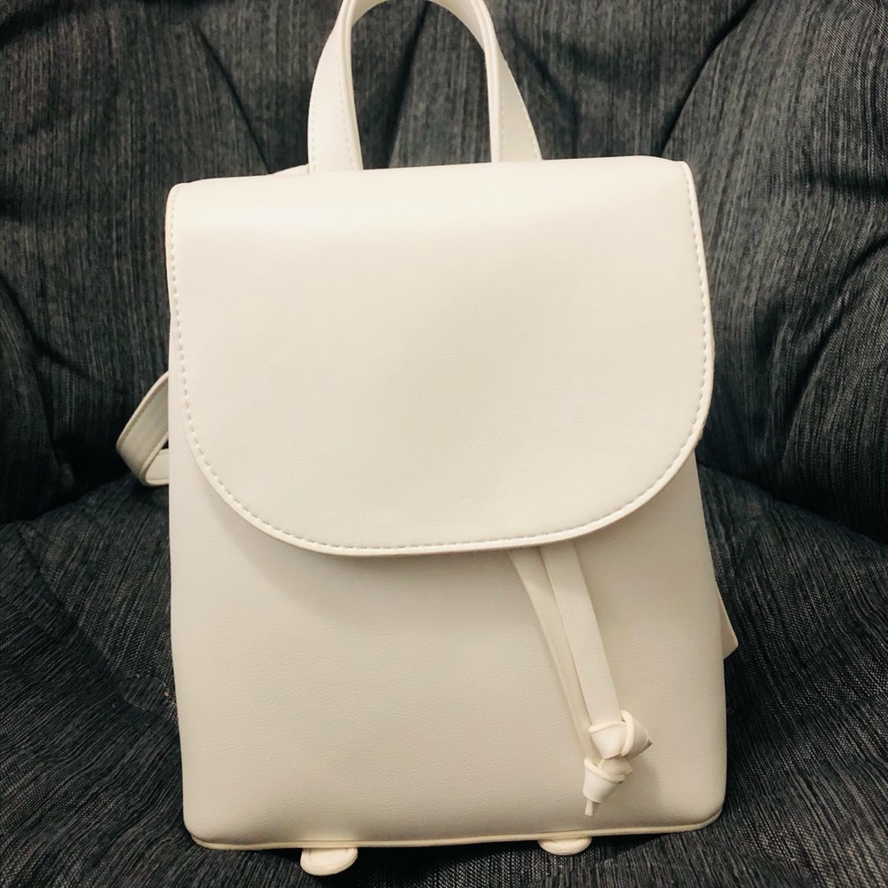 White Mini Backpack Originally From Forever21 - image 1